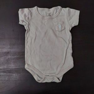 Yoga Sprout Short Sleeve Bodysuit 3-6 Months Blue Cactus Slate Grey